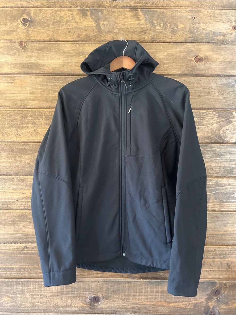 Kirkland Signature Black Hooded Jacket